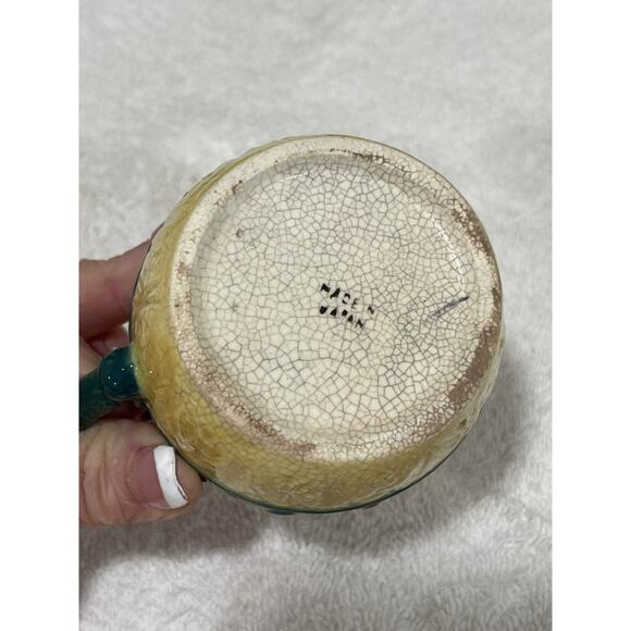 Vintage Made in Japan  Fruit Leaves Creamer and Sugar - Picture 9 of 12